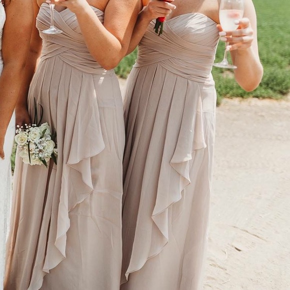 David’s bridal bridesmaid dresses in biscotti - Picture 4 of 4